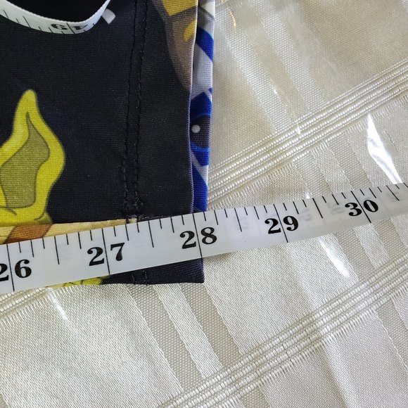 𝅺Star Wars mighty fine black printed graphic Yoda legging size L /large - Picture 6 of 6